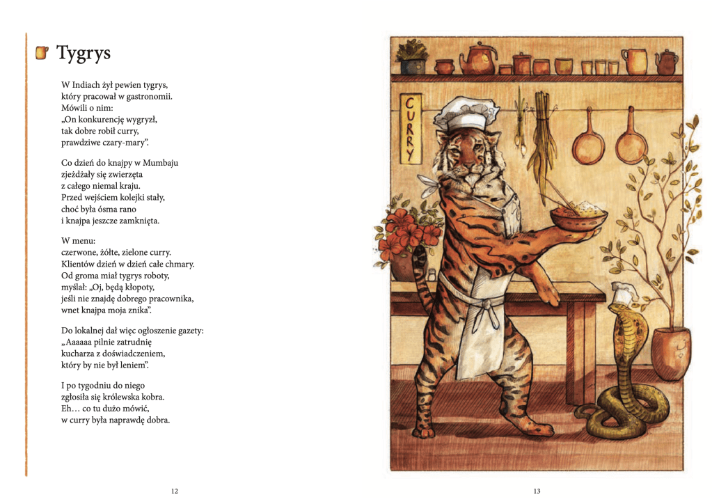 "Tygrys" - Wierszyk "Grządki Merry"