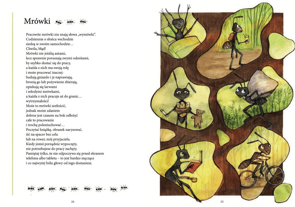 "Mrówki" - Wierszyk "Grządki Merry"