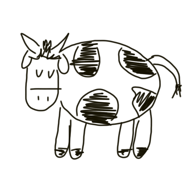 Krowa - Grządki Merry